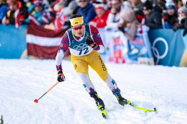 OLYMPICS - Winter Olympic Games, Olympische Spiele, Olympia, OS Milano Cortina 2026 TESERO,ITALY,10.FEB.26 - OLYMPICS, NORDIC SKIING, CROSS COUNTRY SKIING - Winter Olympic Games Milano Cortina 2026, sprint classic, men and women, qualification. Image shows Fredrik Fodstad (COL).  GEPAxpictures xMatthiasxTrinkl
