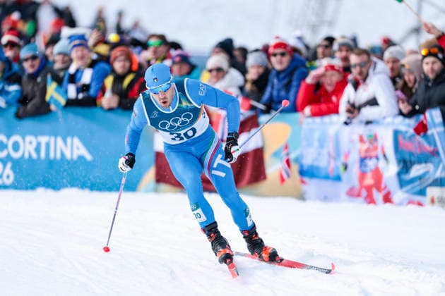 OLYMPICS - Winter Olympic Games, Olympische Spiele, Olympia, OS Milano Cortina 2026 TESERO,ITALY,10.FEB.26 - OLYMPICS, NORDIC SKIING, CROSS COUNTRY SKIING - Winter Olympic Games Milano Cortina 2026, sprint classic, men and women, qualification. Image shows Federico Pellegrino (ITA).  GEPAxpictures xMatthiasxTrinkl