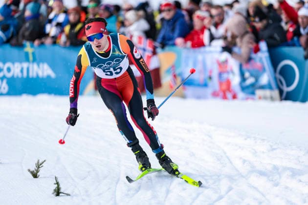 OLYMPICS - Winter Olympic Games, Olympische Spiele, Olympia, OS Milano Cortina 2026 TESERO,ITALY,10.FEB.26 - OLYMPICS, NORDIC SKIING, CROSS COUNTRY SKIING - Winter Olympic Games Milano Cortina 2026, sprint classic, men and women, qualification. Image shows Remi Drolet (CAN).  GEPAxpictures xMatthiasxTrinkl