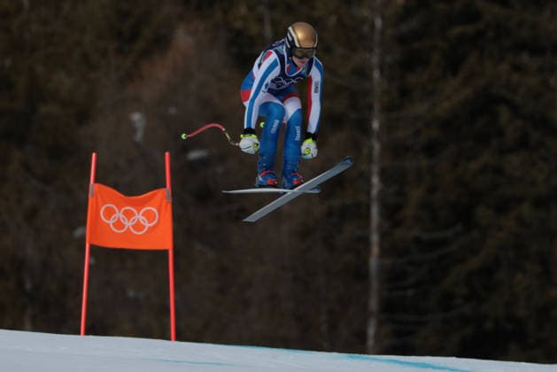 Romane Miradoli (FRA) during the Olympic Winter games, Winterspiele,Spiele, Summer games Milano-Cortina 2026, Alpine Skiing Women s Team Combined Downhill on February 10, 2026 at Tofane Alpine Skiing Centre in Cortina D Ampezzo, Italy  Copyright: xLucianoxMariaxBisi IPAxSportx xipa-agency.netx xx IPA_71212225 IPA_Agency_IPA71212225