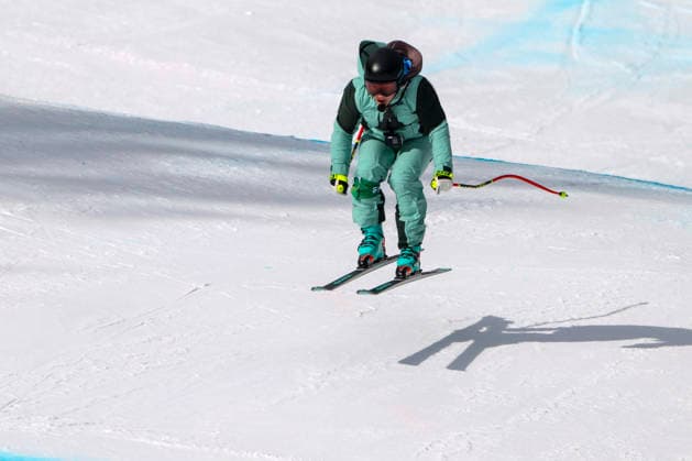 OLYMPICS - Winter Olympic Games, Olympische Spiele, Olympia, OS Milano Cortina 2026 CORTINA D AMPEZZO,ITALY,10.FEB.26 - OLYMPICS, ALPINE SKIING - Winter Olympic Games Milano Cortina 2026, team combined, downhill, women. Image shows camera racer Nicole Schmidhofer (ORF)..  GEPAxpictures xMaticxKlansek