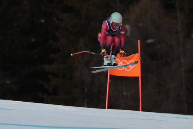 Ariane Raedler (AUT) during the Olympic Winter games, Winterspiele,Spiele, Summer games Milano-Cortina 2026, Alpine Skiing Women s Team Combined Downhill on February 10, 2026 at Tofane Alpine Skiing Centre in Cortina D Ampezzo, Italy  Copyright: xLucianoxMariaxBisi IPAxSportx xipa-agency.netx xx IPA_71212340 IPA_Agency_IPA71212340