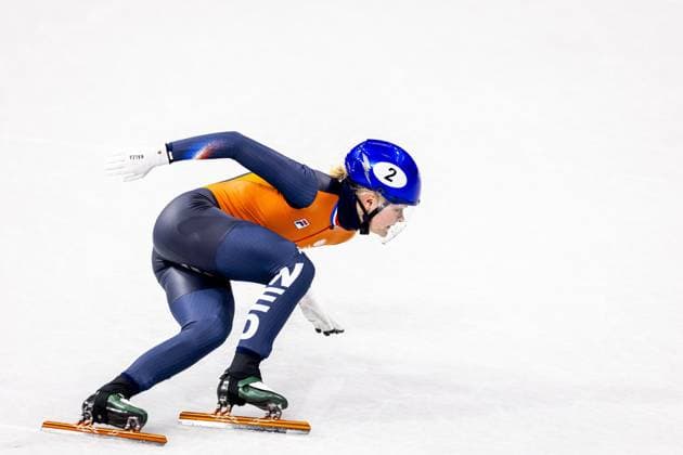 MILAN Xandra Velzeboer in action during the women s 500 meters qualifying event at the Milan Ice Skating Area during the Winter Olympics. ROBIN VAN LONKHUIJSEN ANP xVIxANPxSportx xxANPxIVx 550223271 originalFilename: 550223271.jpg