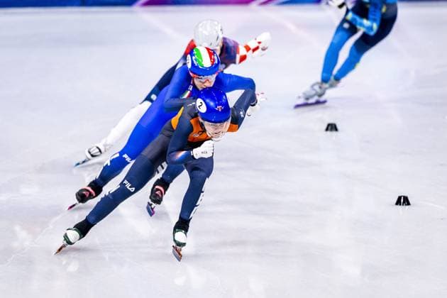 MILAN Xandra Velzeboer in action during the women s 500 meters qualifying event at the Milan Ice Skating Area during the Winter Olympics. SEM VAN DER WAL ANP xVIxANPxSportx xxANPxIVx 550223429 originalFilename: 550223429.jpg