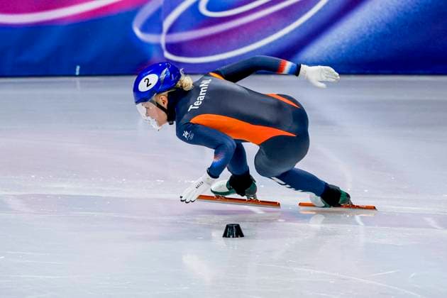 Xandra Velzeboer of the Netherlands Women s 500m, Milano Cortina 2026 Winter Olympics: Day 4, Short Track Speed skating, Eisschnelllauf - Milano Cortina 2026 Winter Olympics: Day 4, Milano Speed Skating Stadium, February 10, 2026, Milan, Italy.