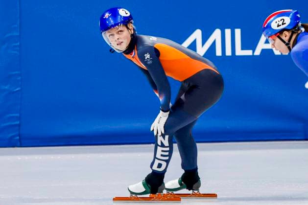 Xandra Velzeboer of the Netherlands looks on after Women s 500m, Milano Cortina 2026 Winter Olympics: Day 4, Short Track Speed skating, Eisschnelllauf - Milano Cortina 2026 Winter Olympics: Day 4, Milano Speed Skating Stadium, February 10, 2026, Milan, Italy.
