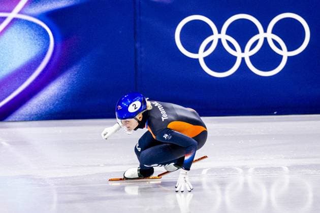 MILAN Xandra Velzeboer in action during the women s 500 meters qualifying event at the Milan Ice Skating Area during the Winter Olympics. ROBIN VAN LONKHUIJSEN ANP xVIxANPxSportx xxANPxIVx 550223771 originalFilename: 550223771.jpg