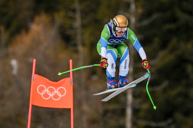 OLYMPICS - Winter Olympic Games, Olympische Spiele, Olympia, OS Milano Cortina 2026 CORTINA D AMPEZZO,ITALY,10.FEB.26 - OLYMPICS, ALPINE SKIING - Winter Olympic Games Milano Cortina 2026, team combined, downhill, women. Image shows Ilka Stuhec (SLO) .  GEPAxpictures xAlexanderxSolc