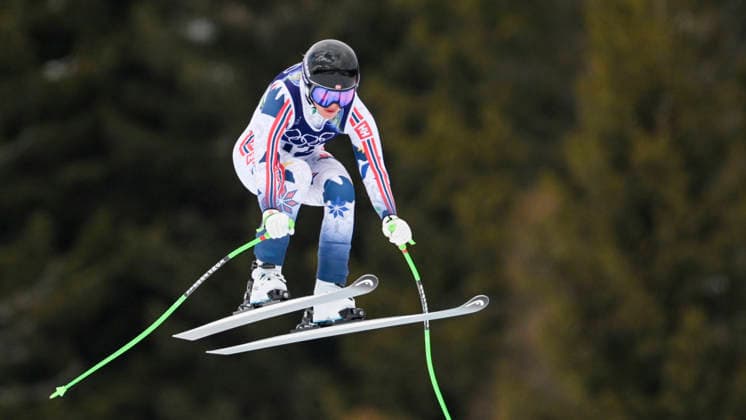 OLYMPICS - Winter Olympic Games, Olympische Spiele, Olympia, OS Milano Cortina 2026 CORTINA D AMPEZZO,ITALY,10.FEB.26 - OLYMPICS, ALPINE SKIING - Winter Olympic Games Milano Cortina 2026, team combined, downhill, women. Image shows Kajsa Vickhoff Lie (NOR).  GEPAxpictures xAlexanderxSolc