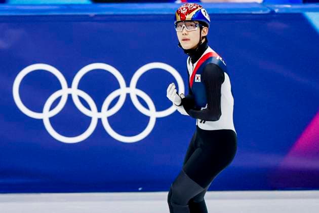 Jongun Rim of Republic of Korea looks on before Men s 1000m, Milano Cortina 2026 Winter Olympics: Day 4, Short Track Speed skating, Eisschnelllauf - Milano Cortina 2026 Winter Olympics: Day 4, Milano Speed Skating Stadium, February 10, 2026, Milan, Italy.