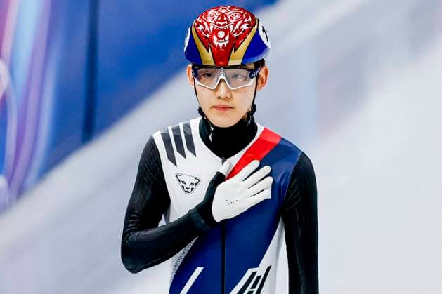 Jongun Rim of Republic of Korea looks on before Men s 1000m, Milano Cortina 2026 Winter Olympics: Day 4, Short Track Speed skating, Eisschnelllauf - Milano Cortina 2026 Winter Olympics: Day 4, Milano Speed Skating Stadium, February 10, 2026, Milan, Italy.