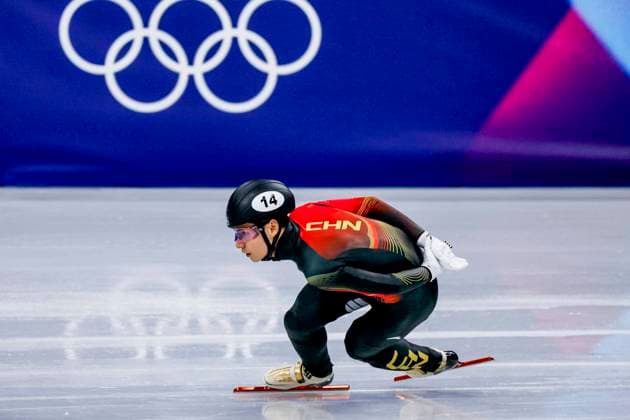 Shaoang Liu of China Men s 1000m, Milano Cortina 2026 Winter Olympics: Day 4, Short Track Speed skating, Eisschnelllauf - Milano Cortina 2026 Winter Olympics: Day 4, Milano Speed Skating Stadium, February 10, 2026, Milan, Italy.