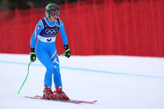 durante la Combinata a squadre donne, discesa liberain occasione delle Olimpiadi Invernali Milano-Cortina 2026 10 Febbraio 2026, Cortina, Italia (Foto Davide Spada LaPresse) during the women s team combined downhill event at the Milan-Cortina 2026 Winter Olympics, February 10, 2026, Cortina, Italy  Copyright: xSpada LaPressex