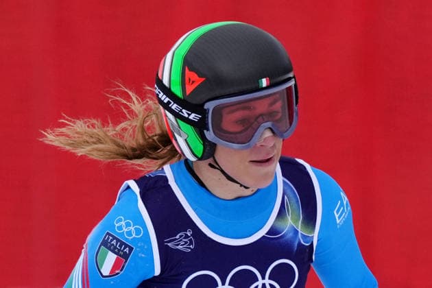 durante la Combinata a squadre donne, discesa liberain occasione delle Olimpiadi Invernali Milano-Cortina 2026 10 Febbraio 2026, Cortina, Italia (Foto Davide Spada LaPresse) during the women s team combined downhill event at the Milan-Cortina 2026 Winter Olympics, February 10, 2026, Cortina, Italy  Copyright: xSpada LaPressex