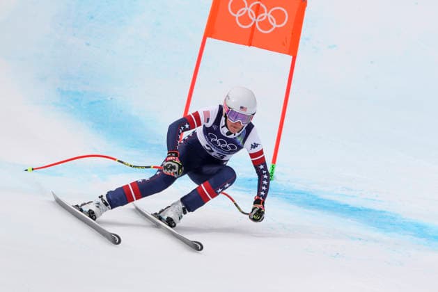 OLYMPICS - Winter Olympic Games, Olympische Spiele, Olympia, OS Milano Cortina 2026 CORTINA D AMPEZZO,ITALY,10.FEB.26 - OLYMPICS, ALPINE SKIING - Winter Olympic Games Milano Cortina 2026, team combined, downhill, women. Image shows Keely Cashman (USA).  GEPAxpictures xMaticxKlansek