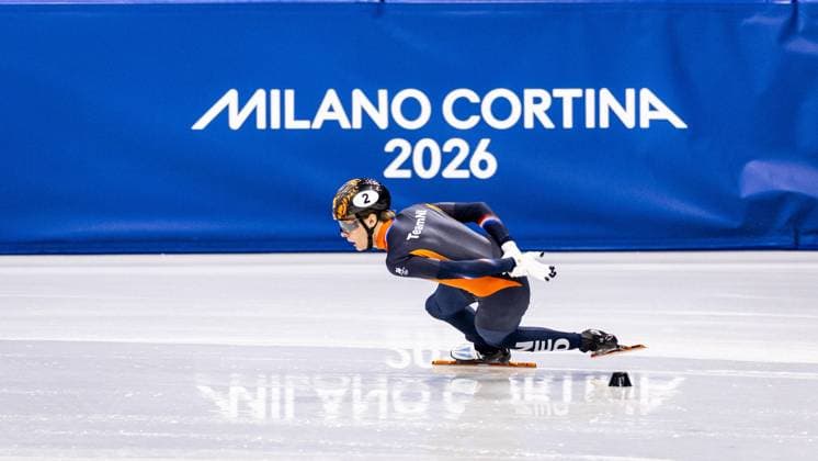 MILAN - Jens van t Wout in action during the qualifying event for the men s 1000 meters at the Milan Ice Skating Area during the Winter Olympics. ROBIN VAN LONKHUIJSEN ANP xVIxANPxSportx xxANPxIVx 550227986 originalFilename: 550227986.jpg