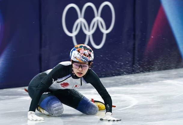 ITALY, MILAN - FEBRUARY 10, 2026: Rika Kanai of Japan competes in the women s short track Speed skating, Eisschnelllauf 500 metres heat during the 2026 Winter Olympic Games, Olympische Spiele, Olympia, OS at the Milano Ice Skating Arena 2026 Winter Olympics: Women S 500m Short Track Speed Skating Event  - ZUMAt113 20260210_zaa_t113_139 Copyright: xMikhailxTereshchenkox