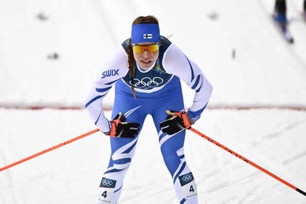 LKS 20260210 Jasmi Joensuu of Finland competes during the women s Sprint Classic Quarter Finals at the Milano Cortina Winter Olympics at the Tesero Cross Country Skiing Stadium on February 10, 2026. - RONI REKOMAA Tesero Italy a7h5Hf9fPGg  Copyright: xRonixRekomaax a7h5Hf9fPGg