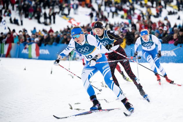 260210 Johanna Matintalo of Finland competes in the women s classic technique cross-country skiing sprint quarter final during day 4 of the 2026 Winter Olympics on February 10, 2026 in Val di Fiemme. Photo: Maxim Thore BILDBYRAN kod MT MT0969 skidor cross-country skiing langrenn Olympic Games, Olympische Spiele, Olympia, OS olympics winter olympics os ol olympiska spel vinter-os olympiske leker milano cortina 2026 milan cortina 2026 milano cortina 2026 olympic games milano cortina 2026 winter olympic games milano cortina-os milano cortina-ol vinter-ol 4 bbeng sprint *** 260210 Johanna Matintalo of Finland competes in the women s classic technique cross country skiing sprint quarter final during day 4 of the 2026 Winter Olympics on February 10, 2026 in Val di Fiemme Photo Maxim Thore BILDBYRAN kod MT MT0969 skidor cross country skiing langrenn olympic games olympics winter olympics os ol olympiska spel vinter os olympiske leker milano cortina 2026 milan cortina 2026 milano cortina 2026 olympic games milano cortina 2026 winter olympic games milano cortina os milano cortina ol vinter ol 4 bbeng sprint  Copyright: MAXIMxTHORE BB260210MT110