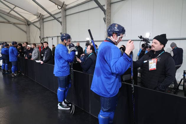 February 10, 2026, Milan, Lombardy, Italy: RANTANEN Mikko of Team Finland during menÃ¢â‚¬â ¢s Ice hockey, Eishockey practice during the Milano Cortina 2026 Olympic Winter games, Winterspiele,Spiele, Summer games at Milano Santagiulia Ice Hockey Arena. Olympics 2026: Milano Cortina: Ice Hockey  - ZUMAm117 20260210_oly_m117_023 Copyright: xDavidxMcIntyrex