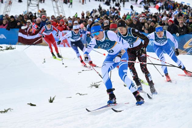 LKS 20260210 Johanna Matintalo of Finland competes during the women s Sprint Classic Quarter Finals at the Milano Cortina Winter Olympics at the Tesero Cross Country Skiing Stadium on February 10, 2026. - MARKKU ULANDER Tesero Italy g_HA1VUGw4U  Copyright: xMarkkuxUlanderx g_HA1VUGw4U