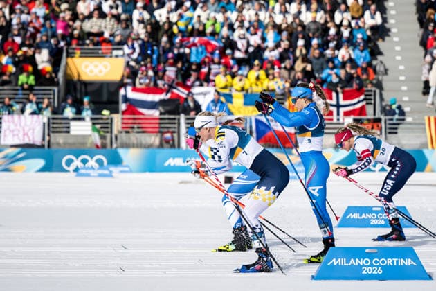 260210 Maja Dahlqvist of Sweden competes in the women s classic technique cross-country skiing sprint quarter final during day 4 of the 2026 Winter Olympics on February 10, 2026 in Val di Fiemme. Photo: Maxim Thore BILDBYRAN kod MT MT0969 skidor cross-country skiing langrenn Olympic Games, Olympische Spiele, Olympia, OS olympics winter olympics os ol olympiska spel vinter-os olympiske leker milano cortina 2026 milan cortina 2026 milano cortina 2026 olympic games milano cortina 2026 winter olympic games milano cortina-os milano cortina-ol vinter-ol 4 bbeng sprint sverige *** 260210 Maja Dahlqvist of Sweden competes in the women s classic technique cross country skiing sprint quarter final during day 4 of the 2026 Winter Olympics on February 10, 2026 in Val di Fiemme Photo Maxim Thore BILDBYRAN kod MT MT0969 skidor cross country skiing langrenn olympic games olympics winter olympics os ol olympiska spel vinter os olympiske leker milano cortina 2026 milan cortina 2026 milano cortina 2026 olympic games milano cortina 2026 winter olympic games milano cortina os milano cortina ol vinter ol 4 bbeng sprint sverige  Copyright: MAXIMxTHORE BB260210MT111