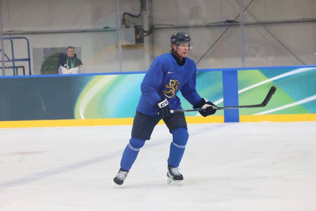 February 10, 2026, Milan, Lombardy, Italy: HEISKANEN Miro of Team Finland during menÃ¢â‚¬â ¢s Ice hockey, Eishockey practice during the Milano Cortina 2026 Olympic Winter games, Winterspiele,Spiele, Summer games at Milano Santagiulia Ice Hockey Arena. Milan Italy - ZUMAm117 20260210_oly_m117_001 Copyright: xDavidxMcIntyrex