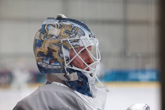 February 10, 2026, Milan, Lombardy, Italy: LANKINEN Kevin of Team Finland during menÃ¢â‚¬â ¢s Ice hockey, Eishockey practice during the Milano Cortina 2026 Olympic Winter games, Winterspiele,Spiele, Summer games at Milano Santagiulia Ice Hockey Arena. Milan Italy - ZUMAm117 20260210_oly_m117_002 Copyright: xDavidxMcIntyrex