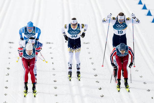 260210 Johan Häggström and Edvin Anger of Sweden compete in the men s classic technique cross-country skiing sprint quarter final during day 4 of the 2026 Winter Olympics on February 10, 2026 in Val di Fiemme. Photo: Joel Marklund BILDBYRAN kod JM MT0970 skidor cross-country skiing langrenn Olympic Games, Olympische Spiele, Olympia, OS olympics winter olympics os ol olympiska spel vinter-os olympiske leker milano cortina 2026 milan cortina 2026 milano cortina 2026 olympic games milano cortina 2026 winter olympic games milano cortina-os milano cortina-ol vinter-ol 4 bbeng sprint sverige *** 260210 Johan Häggström and Edvin Anger of Sweden compete in the men s classic technique cross country skiing sprint quarter final during day 4 of the 2026 Winter Olympics on February 10, 2026 in Val di Fiemme Photo Joel Marklund BILDBYRAN kod JM MT0970 skidor cross country skiing langrenn olympic games olympics winter olympics os ol olympiska spel vinter os olympiske leker milano cortina 2026 milan cortina 2026 milano cortina 2026 olympic games milano cortina 2026 winter olympic games milano cortina os milano cortina ol vinter ol 4 bbeng sprint sverige  Copyright: JOELxMARKLUND BB260210JM059