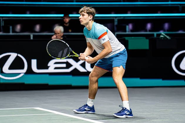 2026-02-10 ABN AMRO Open - Day Two ROTTERDAM, NETHERLANDS - FEBRUARY 10: Mees Rottgering competing during Day Two of the ABN AMRO Open at Rotterdam Ahoy on February 10, 2026 in Rotterdam, Netherlands. (Photo by Gabriel Calvino Alonso BSR Agency) Rotterdam Netherlands Content not available for redistribution in The Netherlands directly or indirectly through any third parties. Copyright: xBSRxAgencyx