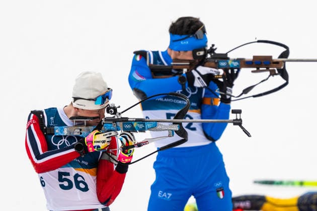 260210 Martin Uldal of Norway during zeroing ahead of men s biathlon 20 km individual during day 4 of the 2026 Winter Olympics on February 10, 2026 in Anterselva. Photo: Mathias Bergeld BILDBYRAN kod MB MB1320 skidskytte biathlon skiskyting Olympic Games, Olympische Spiele, Olympia, OS olympics winter olympics os ol olympiska spel vinter-os olympiske leker milano cortina 2026 milan cortina 2026 milano cortina 2026 olympic games milano cortina 2026 winter olympic games milano cortina-os milano cortina-ol vinter-ol 4 bbeng 20 km individual norge *** 260210 Martin Uldal of Norway during zeroing ahead of men s biathlon 20 km individual during day 4 of the 2026 Winter Olympics on February 10, 2026 in Anterselva Photo Mathias Bergeld BILDBYRAN code MB MB1320 biathlon biathlon olympic games olympics olympics winter olympics os ol olympiska spel vinter os olympiske leker milano cortina 2026 milan cortina 2026 milano cortina 2026 olympic games milano cortina 2026 winter olympic games milano cortina os milano cortina ol vinter ol 4 bbeng 20 km individual norge  Copyright: MATHIASxBERGELD BB260210MB009