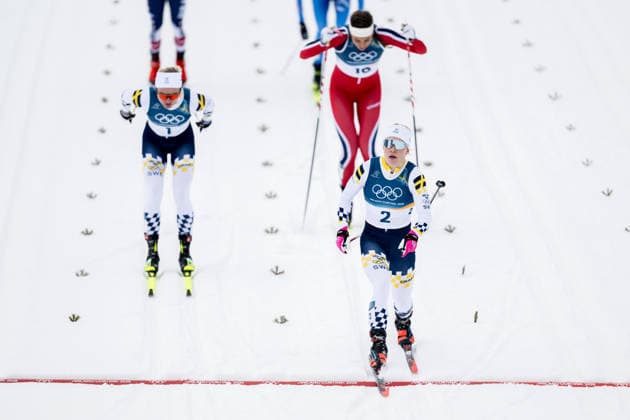 260210 Linn Svahn of Sweden, Kristine Stavas Skistad of Norway and Jonna Sundling of Sweden compete in the women s classic technique cross-country skiing sprint semi final during day 4 of the 2026 Winter Olympics on February 10, 2026 in Val di Fiemme. Photo: Joel Marklund BILDBYRAN kod JM MT0969 skidor cross-country skiing langrenn Olympic Games, Olympische Spiele, Olympia, OS olympics winter olympics os ol olympiska spel vinter-os olympiske leker milano cortina 2026 milan cortina 2026 milano cortina 2026 olympic games milano cortina 2026 winter olympic games milano cortina-os milano cortina-ol vinter-ol 4 bbeng sprint norge sverige *** 260210 Linn Svahn of Sweden, Kristine Stavas Skistad of Norway and Jonna Sundling of Sweden compete in the women s classic technique cross country skiing sprint semi final during day 4 of the 2026 Winter Olympics on February 10, 2026 in Val di Fiemme Photo Joel Marklund BILDBYRAN kod JM MT0969 skidor cross country skiing langrenn olympic games olympics winter olympics os ol olympiska spel vinter os olympiske leker milano cortina 2026 milan cortina 2026 milano cortina 2026 olympic games milano cortina 2026 winter olympic games milano cortina os milano cortina ol vinter ol 4 bbeng sprint norge sverige  Copyright: JOELxMARKLUND BB260210JM083