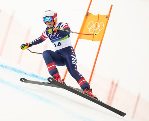 February 10, 2026, Cortina D ampezzo, Lombardy, Italy: Breezy Johnson of the USA was the fastest in the downhill of the Womens Team Combined at Tofane Alpine Skiing Centre for the Milano Cortina 2026 Winter Olympics. Cortina D ampezzo Italy - ZUMAsc5_ 20260210_oly_sc5_003 Copyright: xErichxSchlegelx