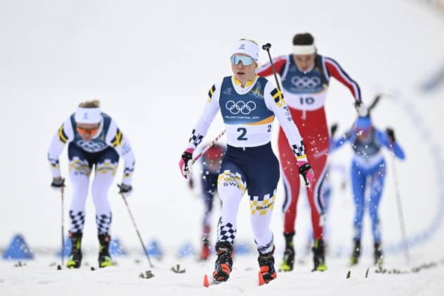 VAL DI FIEMME, ITALY 20260210 Sweden s Linn Svahn and Jonna Sundling during the women s quarter-final sprint at the Winter Olympics in Val di Fiemme, Italy. *** The image is included in the SPORTS PACKAGE. For others PAYMENT IMAGE *** VAL DI FIEMME ITALY x10430x *** VAL DI FIEMME, ITALY 20260210 Sweden s Linn Svahn and Jonna Sundling during the women s quarter final sprint at the Winter Olympics in Val di Fiemme, Italy The image is included in the SPORTS PACKAGE For others PAYMENT IMAGE VAL DI FIEMME ITALY x10430x  Copyright: xChristinexOlsson TTx OS 2026 SKIDOR SPRINT