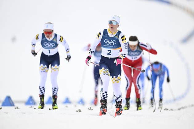 VAL DI FIEMME, ITALY 20260210 Sweden s Linn Svahn and Jonna Sundling during the women s quarter-final sprint at the Winter Olympics in Val di Fiemme, Italy. *** The image is included in the SPORTS PACKAGE. For others PAYMENT IMAGE *** VAL DI FIEMME ITALY x10430x *** VAL DI FIEMME, ITALY 20260210 Sweden s Linn Svahn and Jonna Sundling during the women s quarter final sprint at the Winter Olympics in Val di Fiemme, Italy The image is included in the SPORTS PACKAGE For others PAYMENT IMAGE VAL DI FIEMME ITALY x10430x  Copyright: xChristinexOlsson TTx OS 2026 SKIDOR SPRINT