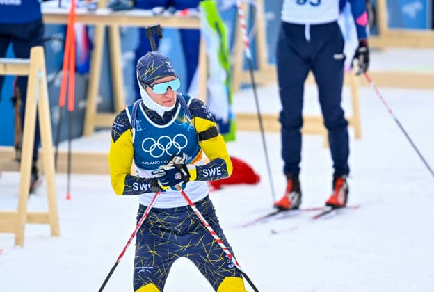 ANTERSELVA, ITALY 20260210 Sweden s Jesper Nelin at the start of the men s 20 km biathlon distance race during the Winter Olympics in Milano Cortina in Anterselva, Italy. *** The image is included in the SPORTS PACKAGE. For others PAYMENT IMAGE *** ANTERSELVA ITALY x10050x *** ANTERSELVA, ITALY 20260210 Sweden s Jesper Nelin at the start of the men s 20 km biathlon distance race during the Winter Olympics in Milano Cortina in Anterselva, Italy The image is included in the SPORTS PACKAGE For others PAYMENT IMAGE ANTERSELVA ITALY x10050x  Copyright: xPontusxLundahl TTx 2026 OLYMPICS BIATHING DISTANCE