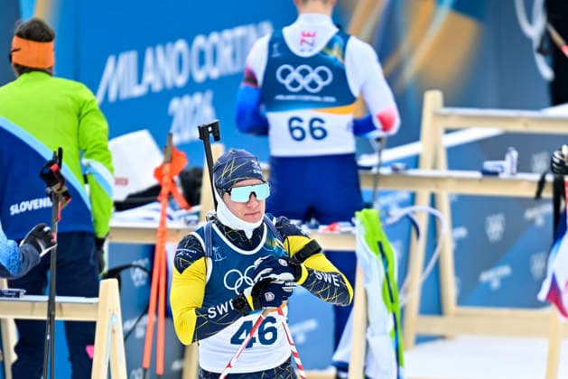 ANTERSELVA, ITALY 20260210 Sweden s Jesper Nelin at the start of the men s 20 km biathlon distance race during the Winter Olympics in Milano Cortina in Anterselva, Italy. *** The image is included in the SPORTS PACKAGE. For others PAYMENT IMAGE *** ANTERSELVA ITALY x10050x *** ANTERSELVA, ITALY 20260210 Sweden s Jesper Nelin at the start of the men s 20 km biathlon distance race during the Winter Olympics in Milano Cortina in Anterselva, Italy The image is included in the SPORTS PACKAGE For others PAYMENT IMAGE ANTERSELVA ITALY x10050x  Copyright: xPontusxLundahl TTx 2026 OLYMPICS BIATHING DISTANCE