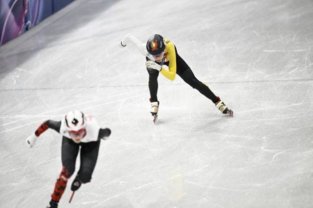 Winter Olympics - Short Track Speed skating, Eisschnelllauf Mixed Team Relay Mixed relay short track event Milano Cortina 2026 Winter Olympics - Day 6 on February 10, 2026 at the Ice Skating Arena in Milan, Italy. Photo by JMP ABACAPRESS.COM Milan Italy  Copyright: xJMP ABACAx