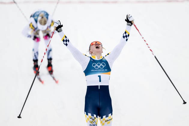 260210 Linn Svahn of Sweden celebrates after winning women s classic technique cross-country skiing sprint final during day 4 of the 2026 Winter Olympics on February 10, 2026 in Val di Fiemme. Photo: Maxim Thore BILDBYRAN kod MT MT0969 skidor cross-country skiing langrenn Olympic Games, Olympische Spiele, Olympia, OS olympics winter olympics os ol olympiska spel vinter-os olympiske leker milano cortina 2026 milan cortina 2026 milano cortina 2026 olympic games milano cortina 2026 winter olympic games milano cortina-os milano cortina-ol vinter-ol 4 bbeng sprint norge jubel os-guld gold guld *** 260210 Linn Svahn of Sweden celebrates after winning women s classic technique cross country skiing sprint final during day 4 of the 2026 Winter Olympics on February 10, 2026 in Val di Fiemme Photo Maxim Thore BILDBYRAN kod MT MT0969 skidor cross country skiing langrenn olympic games olympics winter olympics os ol olympiska spel vinter os olympiske leker milano cortina 2026 milan cortina 2026 milano cortina 2026 olympic games milano cortina 2026 winter olympic games milano cortina os milano cortina ol vinter ol 4 bbeng sprint norge jubel os guld gold guld  Copyright: MAXIMxTHORE BB260210MT143