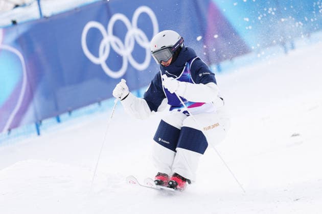 Taketo Nishizawa (JPN), FEBRUARY 10, 2026 - Freestyle Skiing : Men s Mogle Qualification during the Milano Cortina 2026 Olympic Winter games, Winterspiele,Spiele, Summer games at Livigno Aerials and Moguls Park in Livigno, Italy.  aflo_319200918