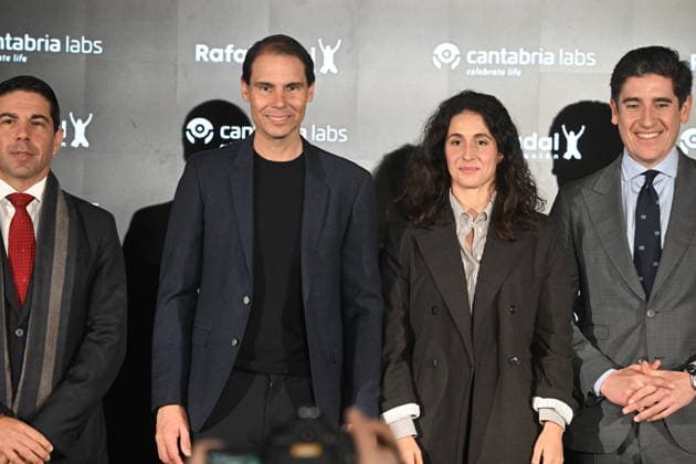 Rafa Nadal y Cantabria Labs presentan Spin&Swing Rafa Nadal (2i) y Xisca Perelló durante la presentación de Spin&Swing en el Real Club de Campo Villa de Madrid, a 10 de febrero de 2026, en Madrid (Espana). Se trata de la nueva iniciativa deportiva solidaria impulsada por Rafa Nadal y Cantabria Labs, destinada a apoyar los proyectos sociales de la Fundación Rafa Nadal. FAMOSOS;NADAL;ASOCIACIÓN José Madrid Madrid Espana Copyright: xJosÃ xOlivax 7279127