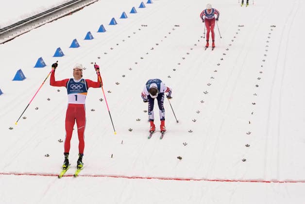 Winter Olympics in Milan Cortina 2026 Val di Fiemme, Italy 20260210. Johannes Hoesflot Klaebo from Norway cheers during the cross-country sprint finals at the Tesero stadium during the Winter Olympics in Milano Cortina 2026. Photo: Terje Pedersen NTB Val di Fiemme Italy EDITORIAL USE ONLY. RESTRICTED USE FOR BETTING COMPANIES Ref:_SPO2_vRSpkXpL0.jpg *** Winter Olympics in Milan Cortina 2026 Val di Fiemme, Italy 20260210 Johannes Hoesflot Klaebo from Norway cheers during the cross country sprint finals at the Tesero stadium during the Winter Olympics in Milano Cortina 2026 Photo Terje Pedersen NTB Val di Fiemme Italy EDITORIAL USE ONLY RESTRICTED USE FOR BETTING COMPANIES  Copyright: xTerjexPedersenx xNTBx
