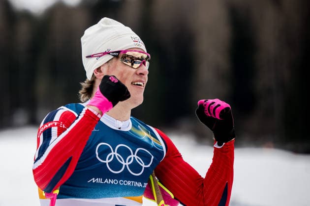 260210 Johannes Hosflot Klaebo of Norway celebrates after competing in the men s classic technique cross-country skiing sprint final during day 4 of the 2026 Winter Olympics on February 10, 2026 in Val di Fiemme. Photo: Maxim Thore BILDBYRAN kod MT MT0970 skidor cross-country skiing langrenn Olympic Games, Olympische Spiele, Olympia, OS olympics winter olympics os ol olympiska spel vinter-os olympiske leker milano cortina 2026 milan cortina 2026 milano cortina 2026 olympic games milano cortina 2026 winter olympic games milano cortina-os milano cortina-ol vinter-ol 4 bbeng sprint jubel norge guld gold *** 260210 Johannes Hosflot Klaebo of Norway celebrates after competing in the men s classic technique cross country skiing sprint final during day 4 of the 2026 Winter Olympics on February 10, 2026 in Val di Fiemme Photo Maxim Thore BILDBYRAN kod MT MT0970 skidor cross country skiing langrenn olympic games olympics winter olympics os ol olympiska spel vinter os olympiske leker milano cortina 2026 milan cortina 2026 milano cortina 2026 olympic games milano cortina 2026 winter olympic games milano cortina os milano cortina ol vinter ol 4 bbeng sprint jubel norge guld gold  Copyright: MAXIMxTHORE BB260210MT158