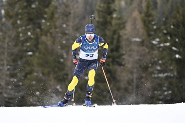 ANTERSELVA, ITALY 20260210 Sweden s Jesper Nelin during the men s 20 km biathlon distance race during the Winter Olympics in Milano Cortina in Anterselva, Italy. *** The image is included in the SPORTS PACKAGE. For others PAYMENT IMAGE *** ANTERSELVA ITALY x10050x *** ANTERSELVA, ITALY 20260210 Sweden s Jesper Nelin during the men s 20 km biathlon distance race during the Winter Olympics in Milano Cortina in Anterselva, Italy The image is included in the SPORTS PACKAGE For others PAYMENT IMAGE ANTERSELVA ITALY x10050x  Copyright: xPontusxLundahl TTx 2026 OLYMPICS BIATHING DISTANCE