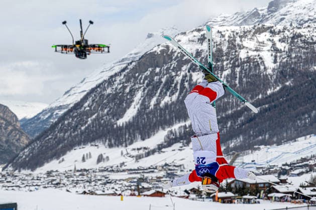 XXV Winter Olympic Games, Olympische Spiele, Olympia, OS in Livigno, Italy, on February 10, 2026. Freestyle Skiing Men s Moguls - qualification. Arthur de Villaucourt from France. (CTKxPhoto DavidxTanecek) CTKPhotoP2026021005465  CTKPhotoP2026021005465