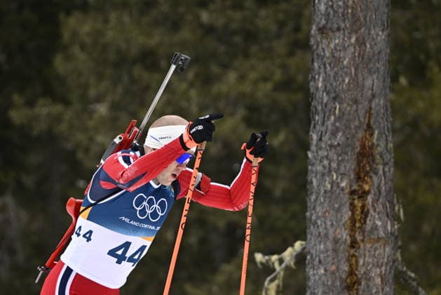 ANTERSELVA, ITALY 20260210 Norway s Johannes Dale-Skjevdal during the men s 20 km biathlon distance race during the Winter Olympics in Milano Cortina in Anterselva, Italy. *** The image is included in the SPORTS PACKAGE. For others PAID IMAGE *** ANTERSELVA ITALY x10050x *** ANTERSELVA, ITALY 20260210 Norway s Johannes Dale Skjevdal during the men s 20 km biathlon distance race during the Winter Olympics in Milano Cortina in Anterselva, Italy The image is included in the SPORTS PACKAGE For others PAID IMAGE ANTERSELVA ITALY x10050x  Copyright: xPontusxLundahl TTx 2026 OLYMPICS BIATHING DISTANCE