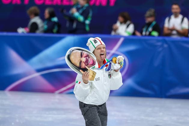 Arianna Fontana during the Olympic Winter Milano-Cortina 2026 Shirt Track Speed skating, Eisschnelllauf Team Relay on February 10, 2026 at Milano Ice Skating Arena in Milan, Italy5  Copyright: xFabrizioxCarabelli IPAxSportx xipa-agency.netx xx IPA_71221619 IPA_Agency_IPA71221619