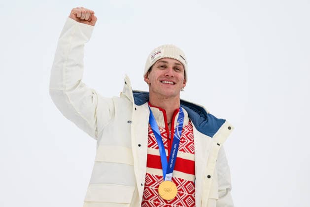 260210 Birk Ruud of Norway celebrates on the podium with his gold medal after men™s freestyle skiing slopestyle final during day 4 of the 2026 Winter Olympics on February 10, 2026 in Livigno. Photo: Vegard Grott BILDBYRAN kod VG VG0867 bbeng Olympic Games, Olympische Spiele, Olympia, OS olympics winter olympics os ol olympiska spel vinter-os olympiske leker milano cortina 2026 milan cortina 2026 milano cortina 2026 olympic games milano cortina 2026 winter olympic games milano cortina-os milano cortina-ol vinter-ol finale freeskiing slopestyle freeski freestyle friski norge jubel os-guld guld gold *** 260210 Birk Ruud of Norway celebrates on the podium with his gold medal after men™s freestyle skiing slopestyle final during day 4 of the 2026 Winter Olympics on February 10, 2026 in Livigno Photo Vegard Grott BILDBYRAN kod VG VG0867 bbeng olympic games olympics winter olympics os ol olympiska spel vinter os olympiske leker milano cortina 2026 milan cortina 2026 milano cortina 2026 olympic games milano cortina 2026 winter olympic games milano cortina os milano cortina ol vinter ol finale freeskiing slopestyle freeski freestyle friski norge jubel os guld guld gold  Copyright: VEGARDxGRoTT BB260210VG029