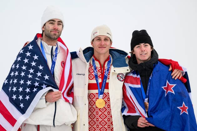 260210 Alex Hall of United States, Birk Ruud of Norway and Luca Harrington of New Zealand celebrate on the podium after men™s freestyle skiing slopestyle final during day 4 of the 2026 Winter Olympics on February 10, 2026 in Livigno. Photo: Vegard Grott BILDBYRAN kod VG VG0867 bbeng Olympic Games, Olympische Spiele, Olympia, OS olympics winter olympics os ol olympiska spel vinter-os olympiske leker milano cortina 2026 milan cortina 2026 milano cortina 2026 olympic games milano cortina 2026 winter olympic games milano cortina-os milano cortina-ol vinter-ol finale freeskiing slopestyle freeski freestyle friski norge jubel os-guld guld gold *** 260210 Alex Hall of United States, Birk Ruud of Norway and Luca Harrington of New Zealand celebrate on the podium after men™s freestyle skiing slopestyle final during day 4 of the 2026 Winter Olympics on February 10, 2026 in Livigno Photo Vegard Grott BILDBYRAN kod VG VG0867 bbeng olympic games olympics winter olympics os ol olympiska spel vinter os olympiske leker milano cortina 2026 milan cortina 2026 milano cortina 2026 olympic games milano cortina 2026 winter olympic games milano cortina os milano cortina ol vinter ol finale freeskiing slopestyle freeski freestyle friski norge jubel os guld guld gold  Copyright: VEGARDxGRoTT BB260210VG033