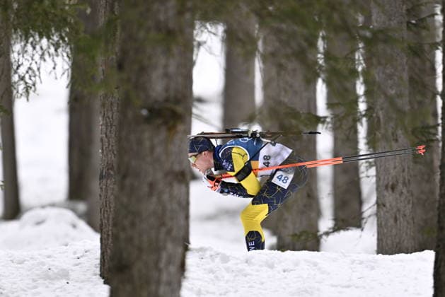 ANTERSELVA, ITALY 20260210 Sweden s Sebastian Samuelsson during the men s 20 km biathlon distance race during the Winter Olympics in Milano Cortina in Anterselva, Italy. *** The image is included in the SPORTS PACKAGE. For others PAYMENT IMAGE *** ANTERSELVA ITALY x10050x *** ANTERSELVA, ITALY 20260210 Sweden s Sebastian Samuelsson during the men s 20 km biathlon distance race during the Winter Olympics in Milano Cortina in Anterselva, Italy The image is included in the SPORTS PACKAGE For others PAYMENT IMAGE ANTERSELVA ITALY x10050x  Copyright: xPontusxLundahl TTx OS 2026 SKIDSKYTTE DISTANS